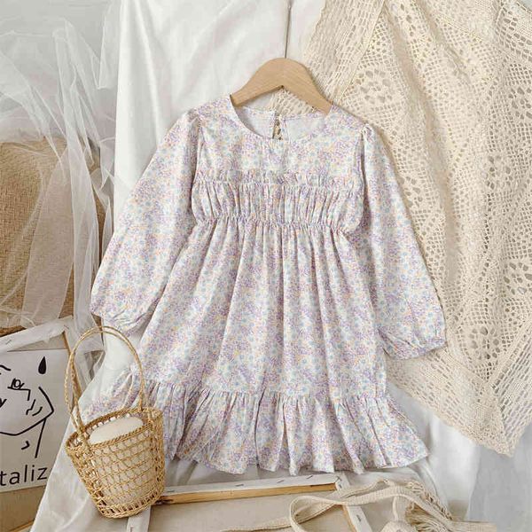 

girl's dresses spring autumn long sleeve floral korean style priceness party kid clothes for 2-7y girls children's rxy5, Red;yellow
