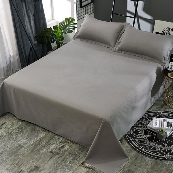 

sheets & sets waterproof linens flat sheet solid bed linen for home soft sanding mattress protector double cover anti-mite&washable