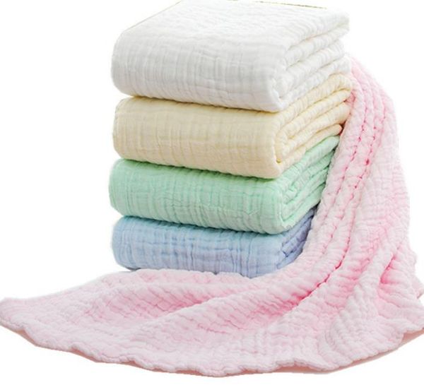 2021 Livre DHL Ups Ins 6 Camadas Musselina Bebê Swaddler Cobertor Gauzy Cotton Lenço Infantil Verão / Outono Cobertor Baby Quilt