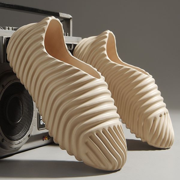 

2021 new summer mens shoes outdoor comfortable sandals fashion lightweight plus velvet slippers large size casual shoes, Black
