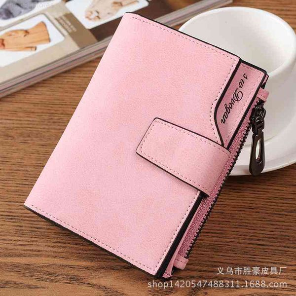 

wallet creative women's short large capacity multi card sweet lady, Red;black