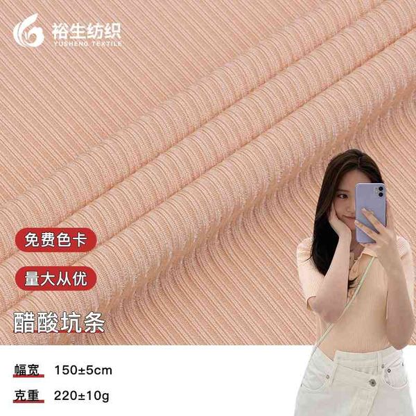 

acetate keng fashion knitted spring and autumn women's bottom shirt dress fabric, Black;white