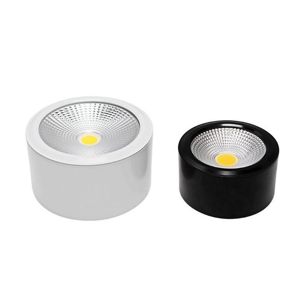 

downlights dimmable surface mounted downlight ceiling light 7w9w12w15w18w ac85-265v cob down led spot indoor lighting