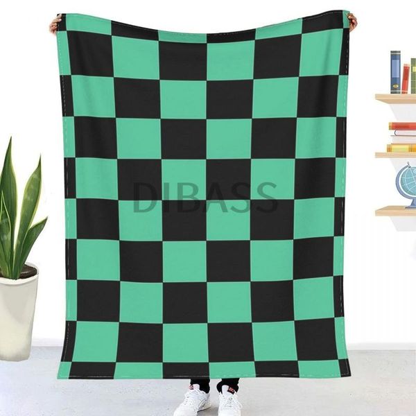 

blankets tanjiro kimetsu no yaiba throw blanket 3d printed flannel