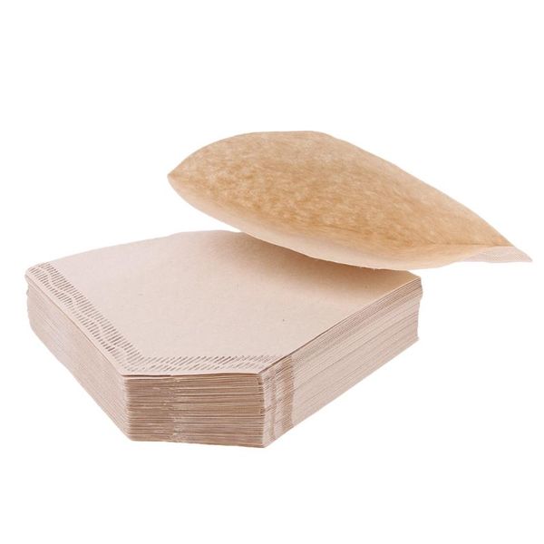 

coffee pots pack of 100 pcs #4 filter paper, unbleached, -free