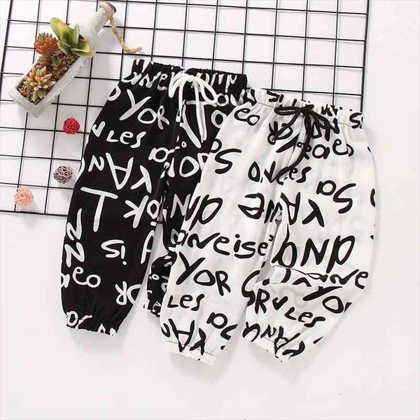 

2-7years summer childrens trousers boys breathable bloomers girls baby anti- mosquito kids pants kf942, Blue