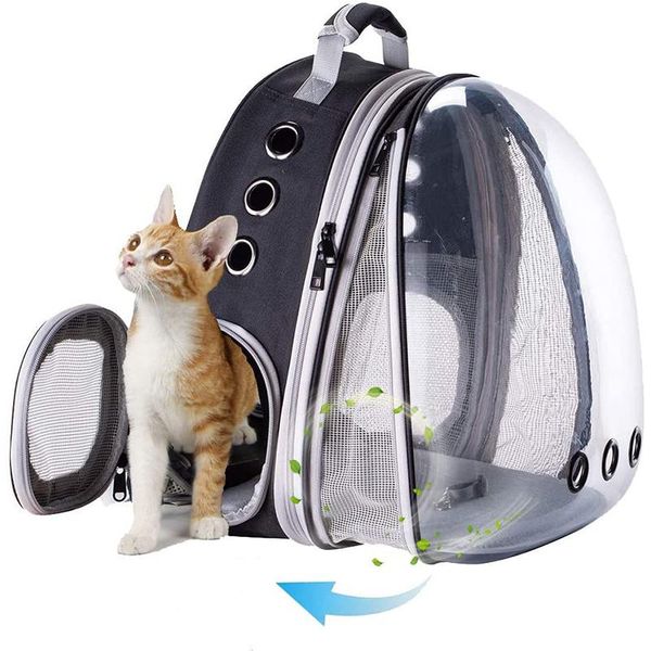 

front expandable large cat carrier backpack, space pet backpack for fat and small dog, dog car seat covers