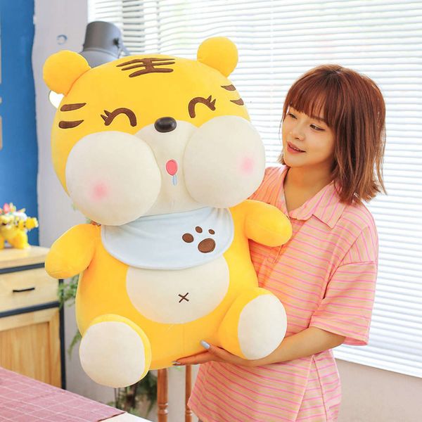 

creative plush toy doodle tiger cartoon animal grab doll little children's, Blue