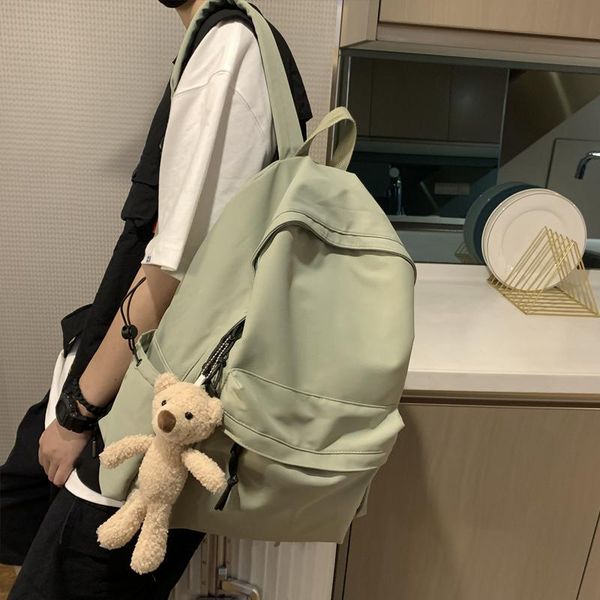 

backpack female simple school women large capacity bags for teenage girls korean woman 2021 ladies bookbags