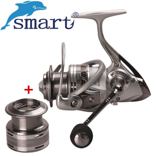 

double metal spool spinning fishing reel 10+1bb/5.2:1 lure wheel molinete peche carretilha carretes pesca coil tackle baitcasting reels