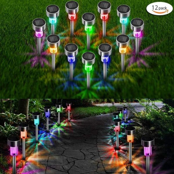 

solar lamps lawn waterproof outdoor led light street landscape yard lamp for gardening pathway decoration