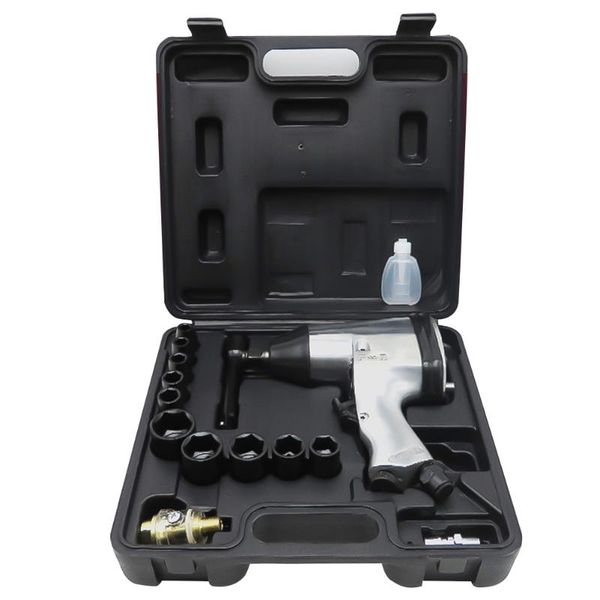 

pneumatic tools 1/2 350nm air wrench kit impact power set tire removal