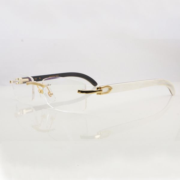 

clear eye glass fram for men women accsori rimls natural buffalo horn carter gold transparent eyeglass frame, White;black
