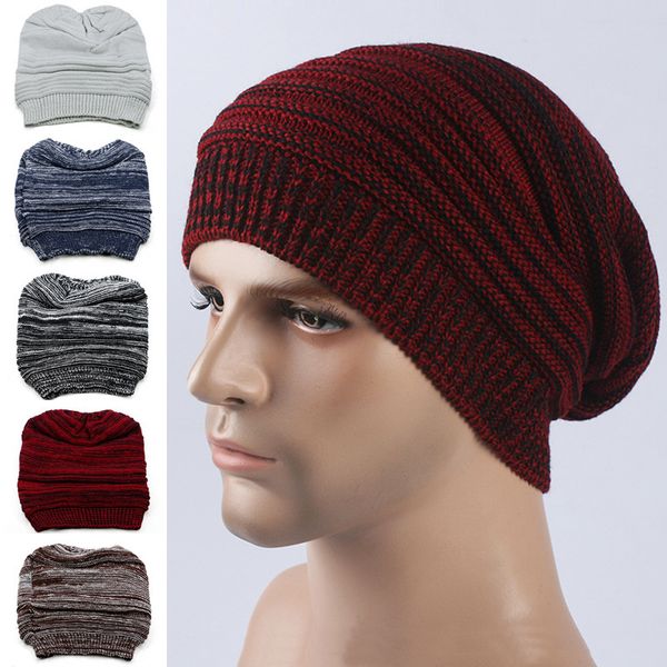 

double multi-layer pleated mixed color wool hat for men and women, Blue;gray