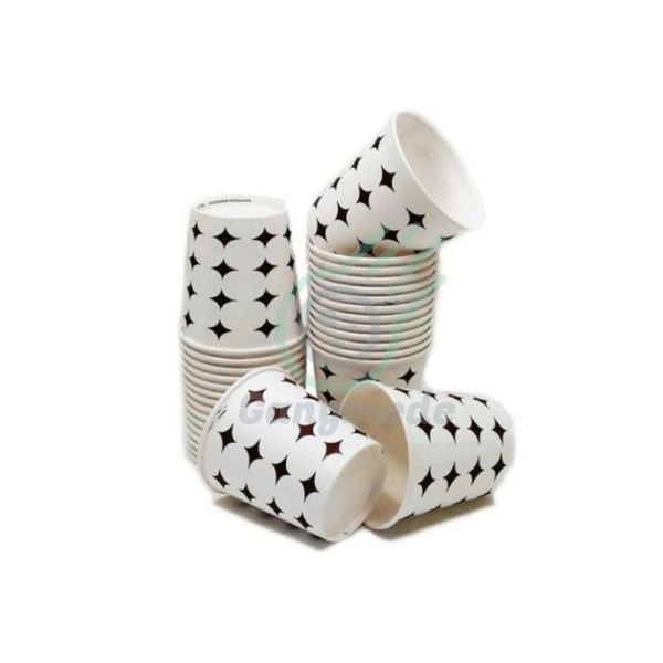 

disposable cups & straws paper cup. 7 oz cup 1st quality pet