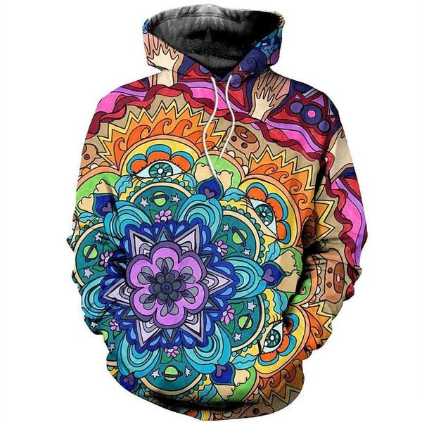 

brother 3d overall printing miniature datura zipper shirt hoodie casual fashion hip hop street sports men's hoodies & sweatshirts, Black