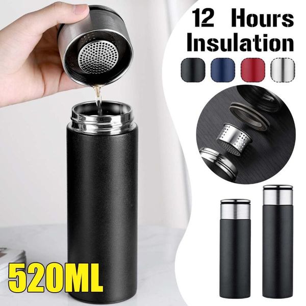 

water bottles 520ml thermoses bottle stainless steel thermocup tea vaccum flasks thermal mug with separation insulated