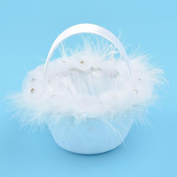 

gift wrap wedding supplies flower basket simulation petals party home decor ornament gifts