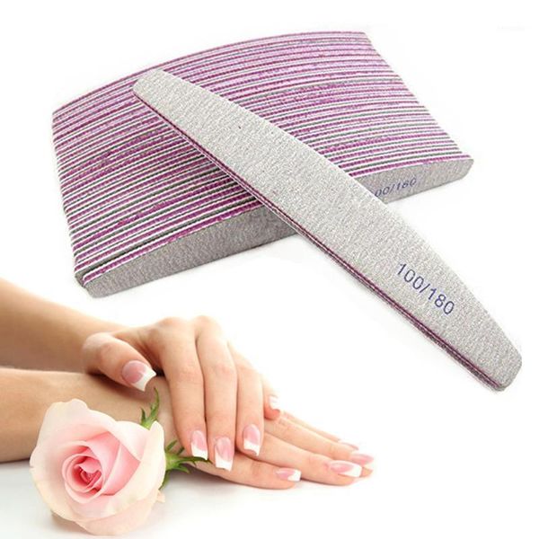 

100/180 nail files block buffer pedicure manicure gel polisher polish beauty tools professional tools1