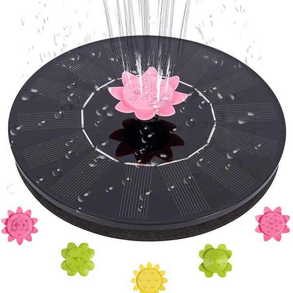 

garden decorations solar bird bath water fountain pump battery backup standing powered for dog pond pool outdoor decoration