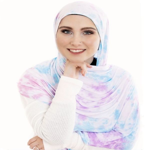 

Fashionable women's soft modal scarf tie-dye shawl