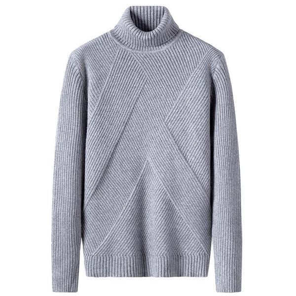 

men's sweaters winter solid color sweater long sleeve slim high collar trendy hong kong style pullover casual bottomed, White;black