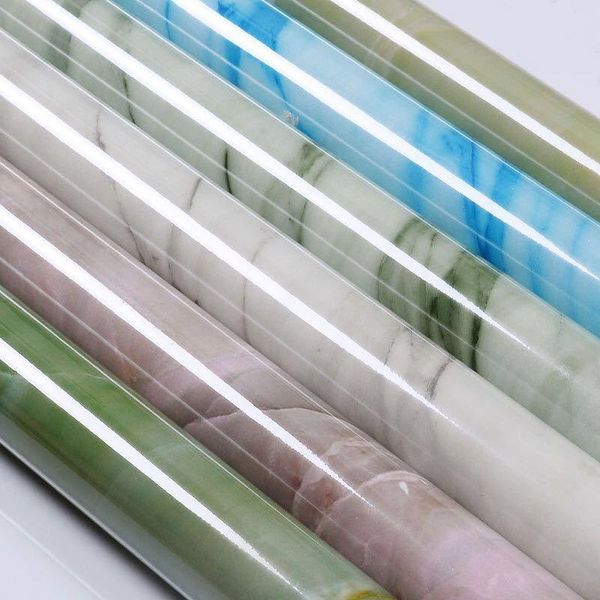 

wallpapers waterproof self adhesive wallpaper for bathroom wall decor pvc marble contact paper kitchen counter peel and stick