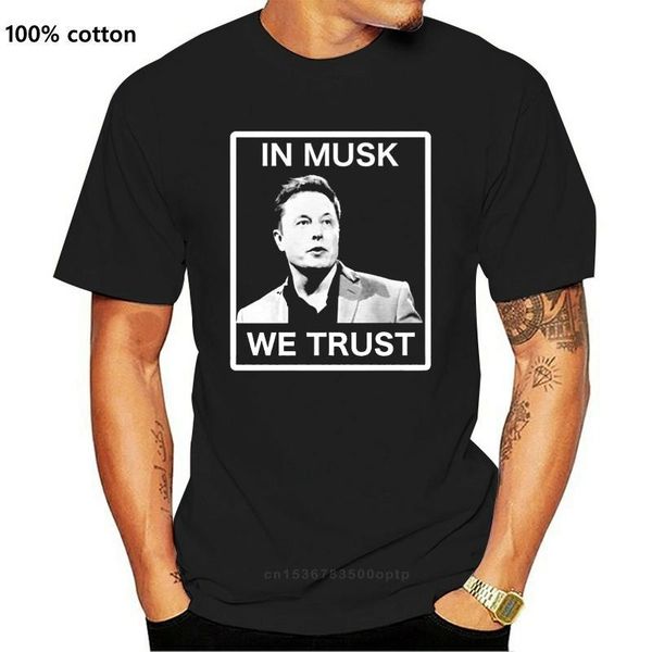 

men's t-shirts in musk we trust black t-shirt tees clothing, White;black