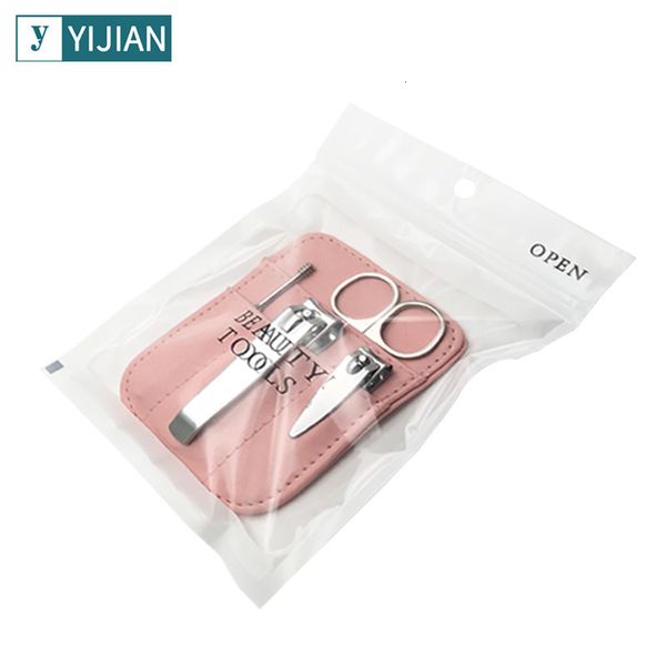 

4-piece leather manicure kit