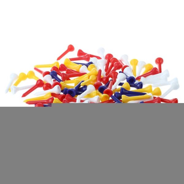 

golf balls 100pcs 35mm color mixed plastic tees