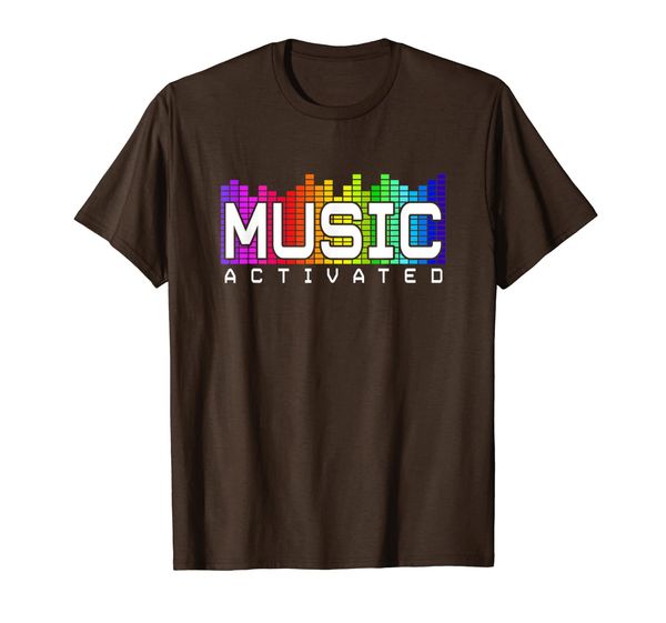 

sound equalizer music lovers rave edm party dj gift t-shirt, White;black