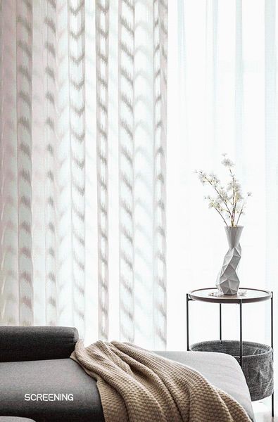 

window gauze curtain white transparent balcony living room bay shading & drapes