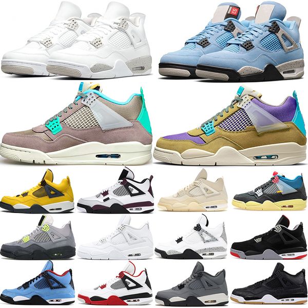 

basketball shoes 4s 4 white oreo university blue black cat taupe haze cactus jack sail what the men sports women sneakers trainers