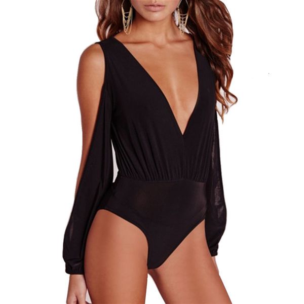 

women's jumpsuits & rompers biboyamall summer bodysuit women jumpsuit overalls for long sleeve playsuit plus size xl balck/white a58c, Black;white