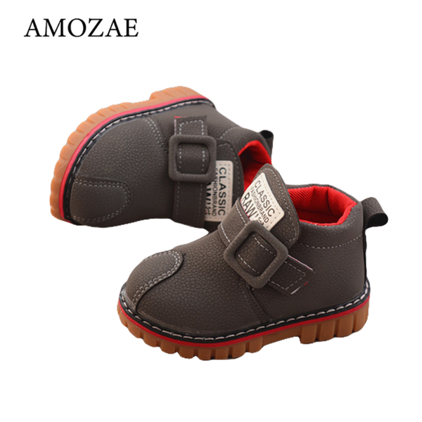 

winter children shoes boys girls boots kids fashion sneakers sport size, Black;grey