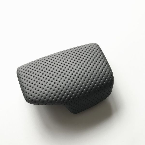 

black perforated leather selector lever handle gear shift knob handball cover for a4 b9 a5 q7 q5 2019