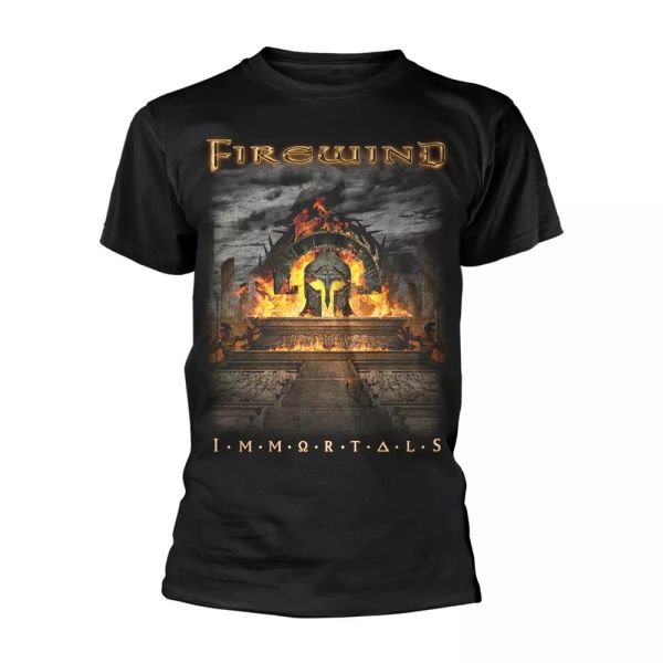 

firewind immortels 2 official t-shirt men unisex, White;black