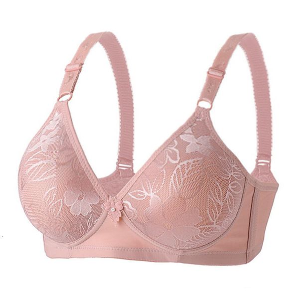 

style women's underwear, middle-aged and old people's brassiere without steel ring, thin style, adjustable gathered type, sexy, Red;black