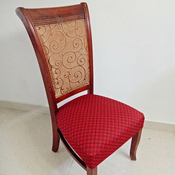 

luxury soft elastic velvet bar stool cover wedding dining chair seat covers