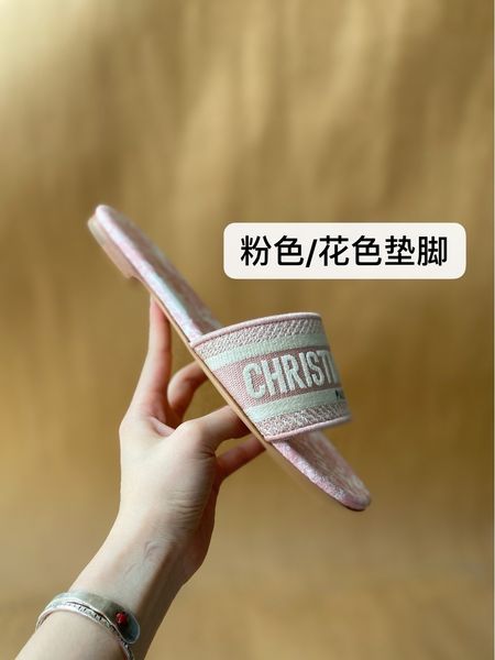 

pai cd flat bottom / medium heel embroidered slippers multi color 032501, Black