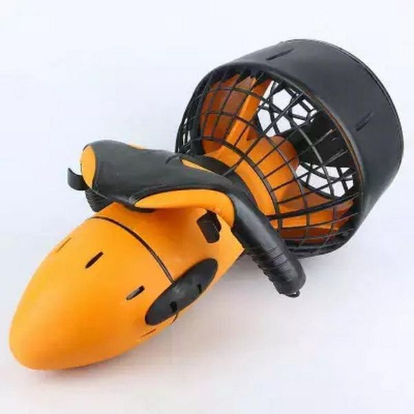 

yellow diving equipment underwater propeller water skateboard submersible single swimming snorkeling pool & accessories