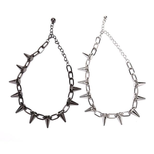 

chains gothic punk rivet rings, handmade material ring tips, rock rings, Silver