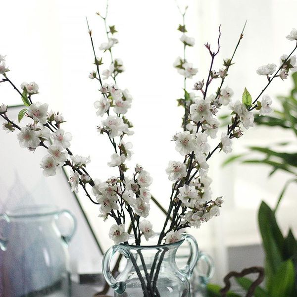 

decorative flowers & wreaths 2pc/lot simulation flower silk cherry blossoms plum blossom chinese fake wedding home decoration