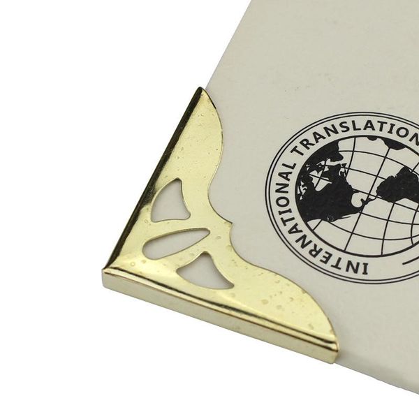 

party hats 2021 42x30mm 20pc metal book corner protectors tone scrapbooking menus folders card file diy decorative