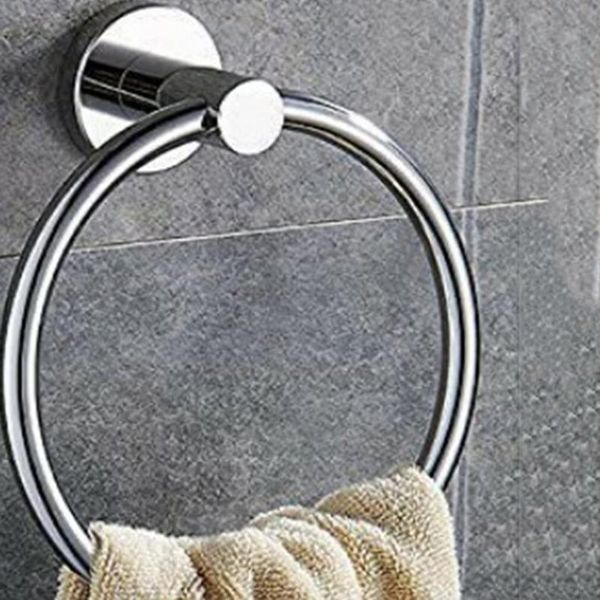 

hooks & rails stainless steel towel ringtowel ring for bathroom kitchen bath holder hangers wall mount heavy duty storage