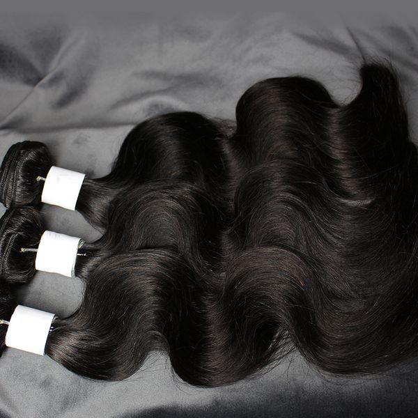 

brazilian body wave unprocessed malaysian peruvian indian human hair bundles 9a quality human hair weaves virgin hair, Black