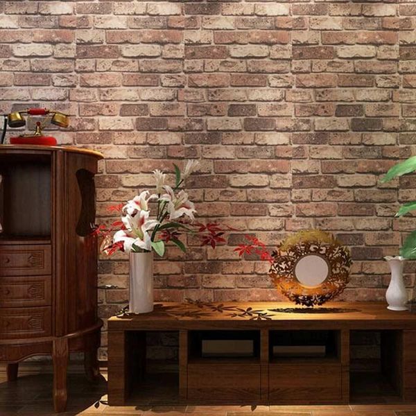 

wallpapers pe foam 3d retro simulated brick wall sticker waterproof self-adhesive diy wallpaper for kids bedroom decoration of living room