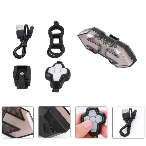 

bike lights 1pc wireless tail light rechargeable waterproof cycling