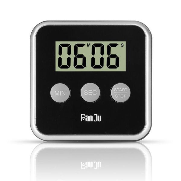 Timer Digitaler Küchentimer Kochuhr LCD-Bildschirm mit Magnet Count Up Countdown Alarm Labor Stoppuhr