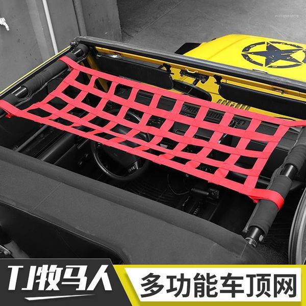 

car travel bed for wrangler tj 1997-2006 outdoor rest net modification supplies1